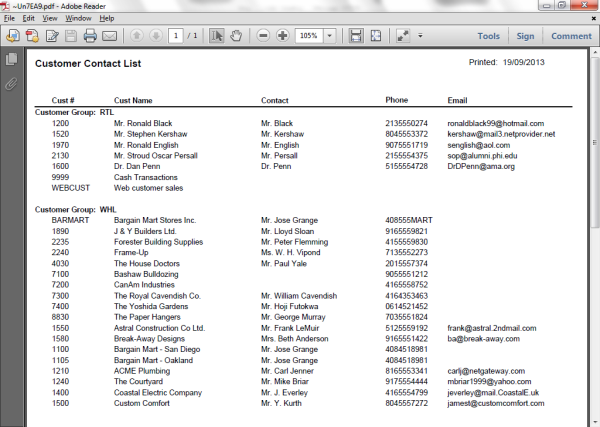 Crystal Reporting Tips