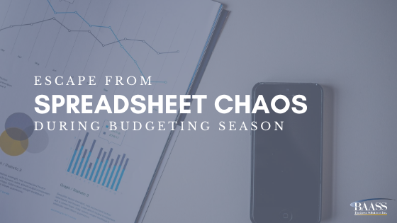 Blog - Escape from Spreadsheet Chaos During budgeting Season