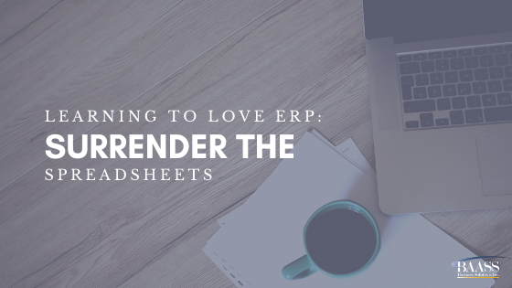 Learning to Love ERP: Surrender the Spreadsheets