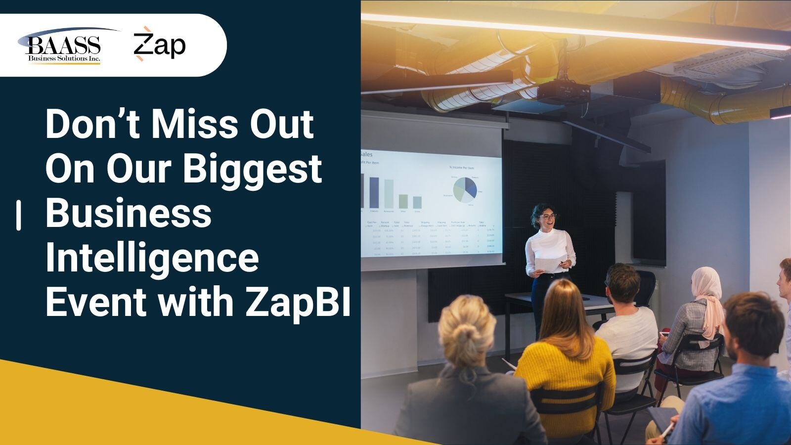 Don’t Miss Out On Our Biggest Business Intelligence Event with ZapBI webinar