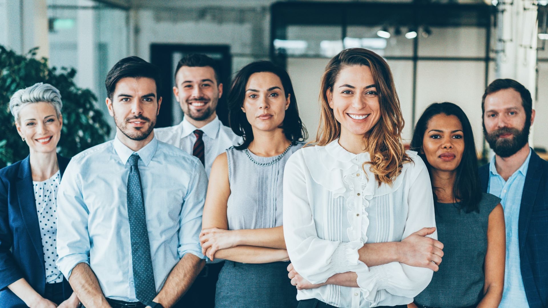 An effective HR team from a medium-sized business