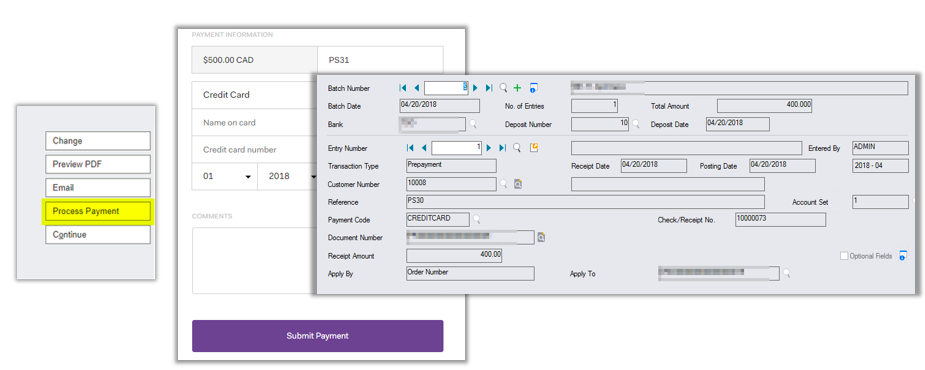 Credit Card Payments CRM