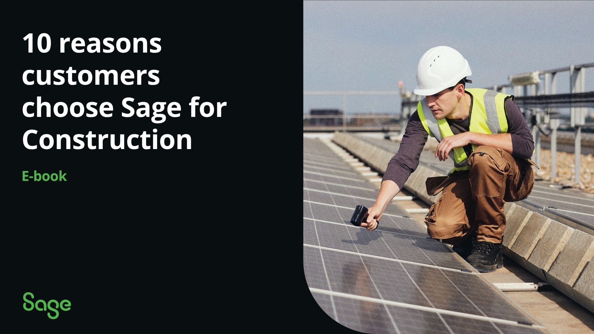 10 reasons customers choose Sage for Construction E-book