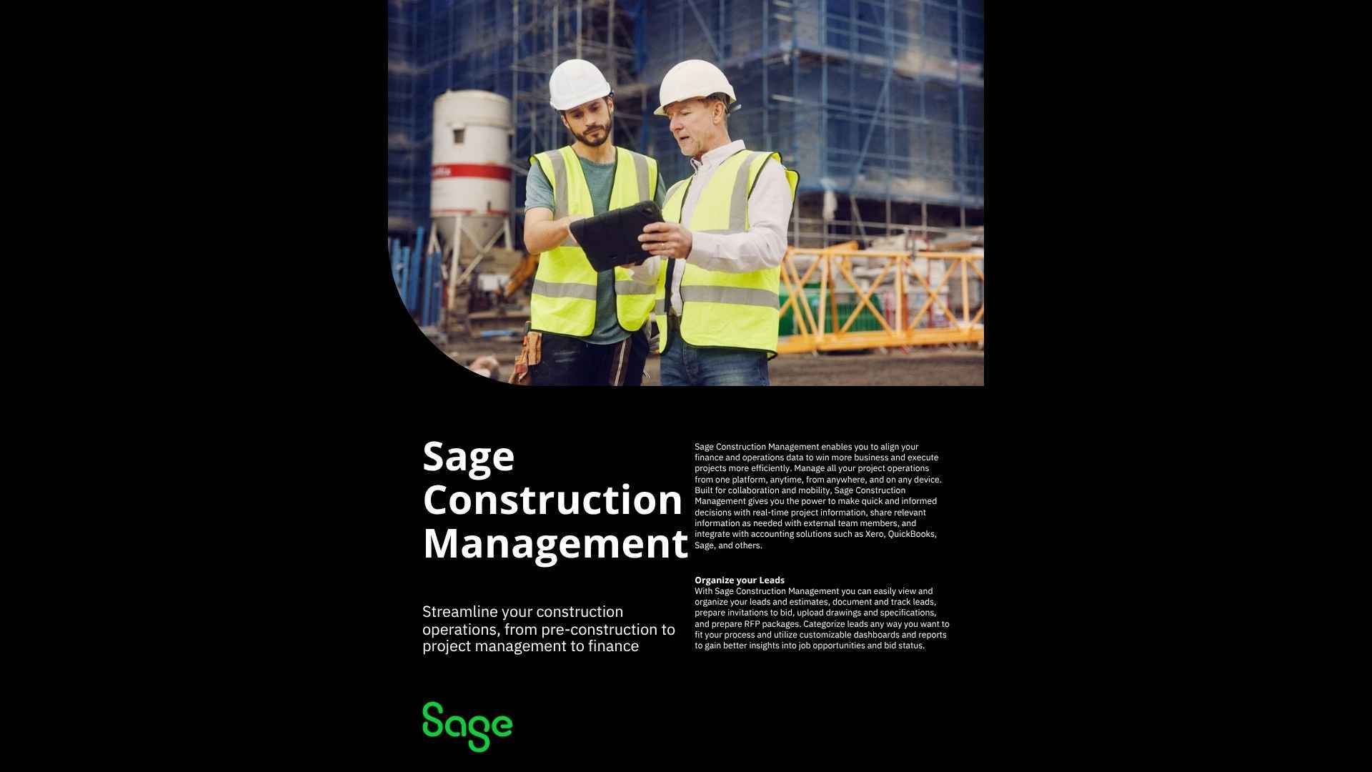 Sage Construction Management