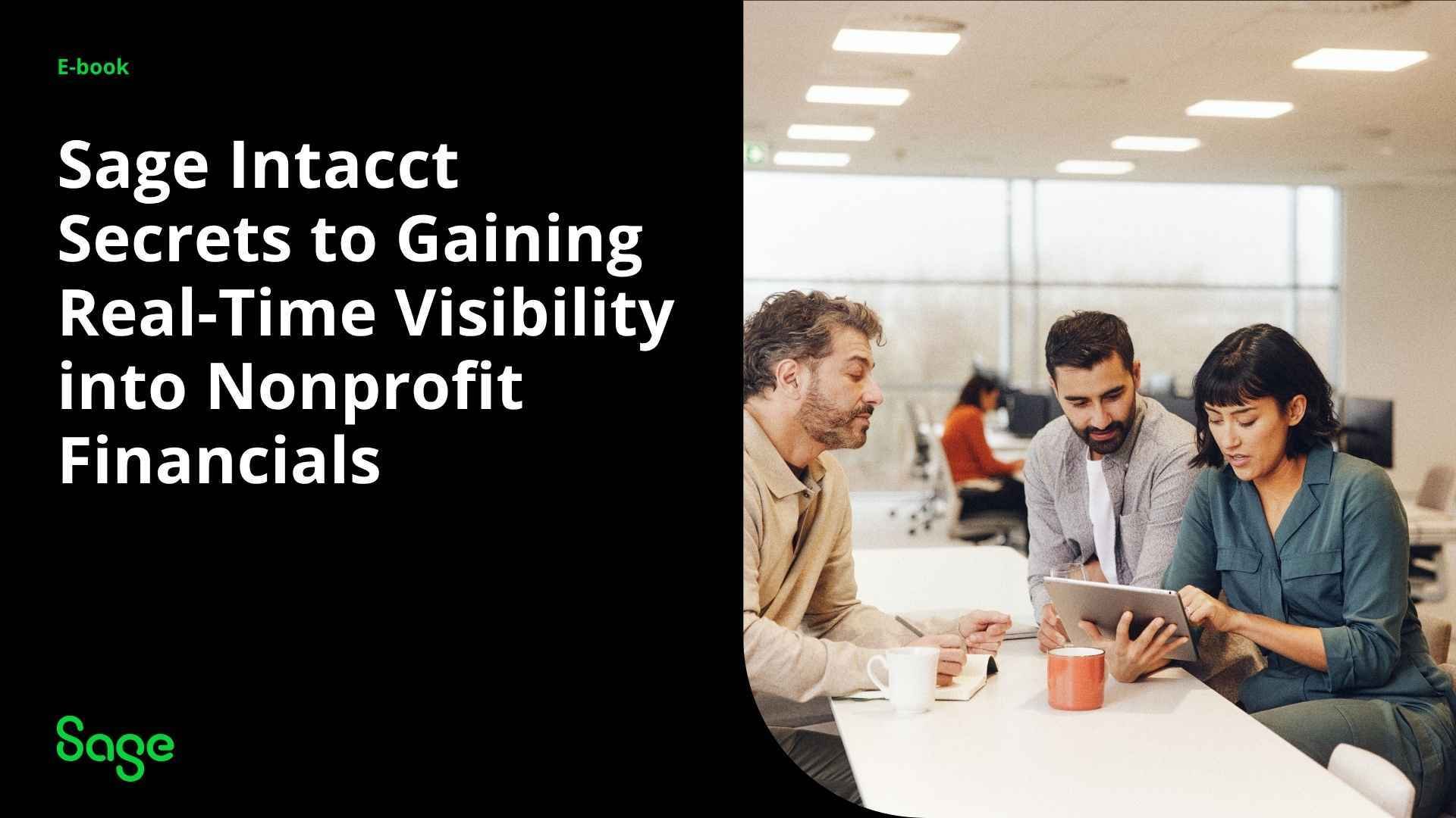 Secrets to Gaining Real-Time Visibility into Nonprofit Financials