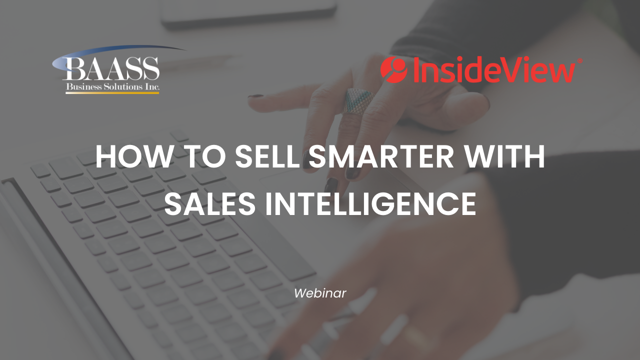 How to Sell Smarter with Sales Intelligence