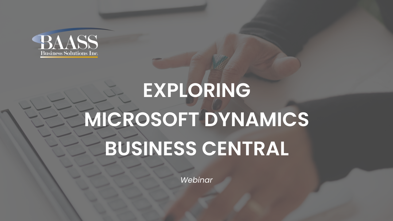 Exploring Microsoft Dynamics Business Central