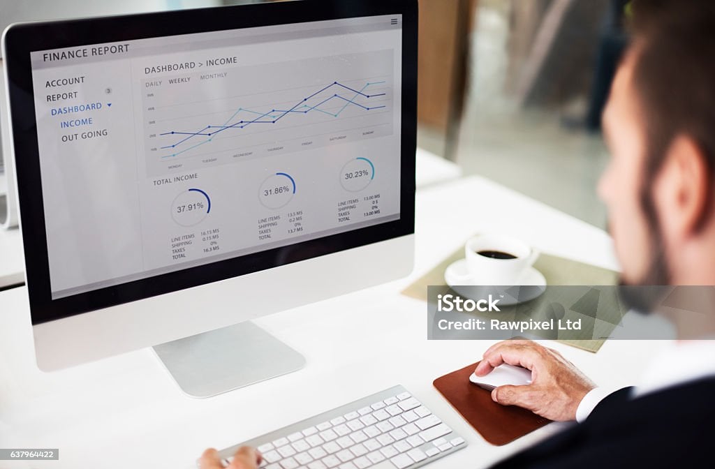 Businessman Working Dashboard
