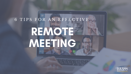 6 Tips for an Effective Remote Meeting