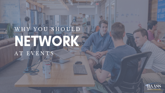 Why you should network at events 